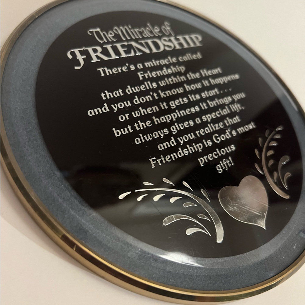 The Miracle of Friendship Decorative Plastic Wall Decor